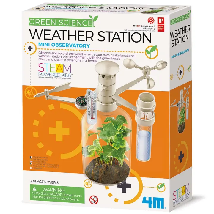 4M Green Science DIY Weather Station Kit — Kids' Weather Lab