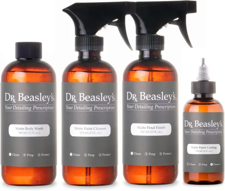 Dr. Beasley's Matte Paint Detailing Kit — 4-Piece Matte Care Set