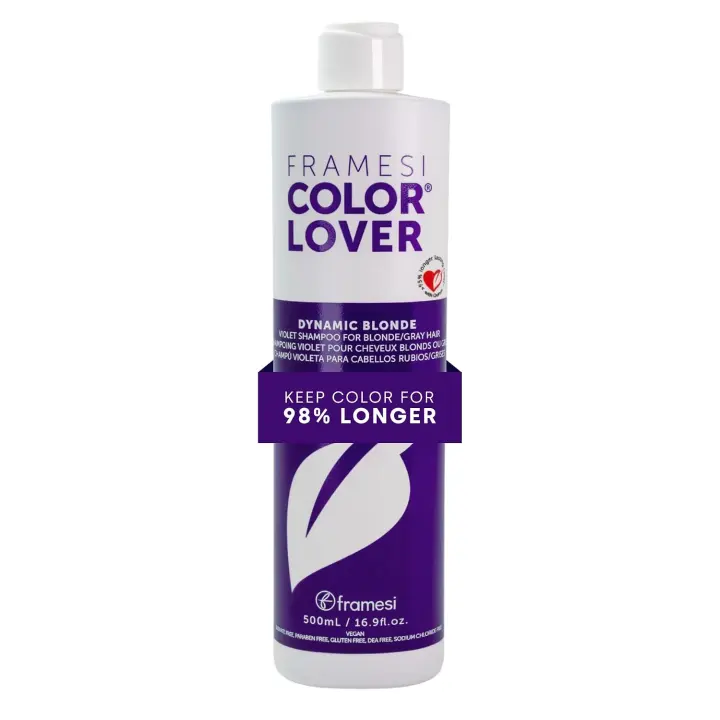 Framesi Color Lover Dynamic Blonde — Violet Purple Toner Shampoo