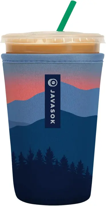 JavaSok Neoprene Insulated Cup Sleeve — Medium (22–28 oz)