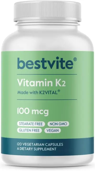Vitamin K2 (MK-7) 100 mcg — K2VITAL, 120 Vegan Capsules