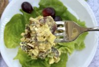 Creamy Curried Chicken and Grape Salad