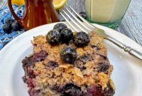 Warm Blueberry Oat Bake