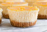 Zesty Mini Lemon Curd Cheesecakes