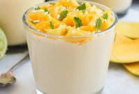 No Bake Egg Free Mango Mousse