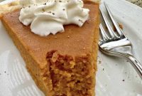 Creamy Condensed Milk Pumpkin Pie