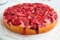 Luscious Strawberry Upside Down Cake