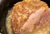 Effortless Slow Cooker Pineapple Glazed Ham