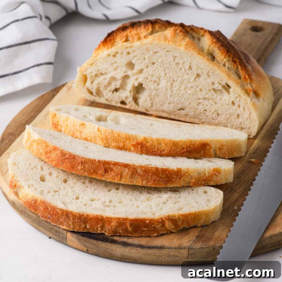 No Knead Bread in the Remoska 1 featured 13901