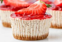 Bite-Sized Strawberry Cheesecake Delights