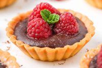 Decadent Raspberry Chocolate Tartlets