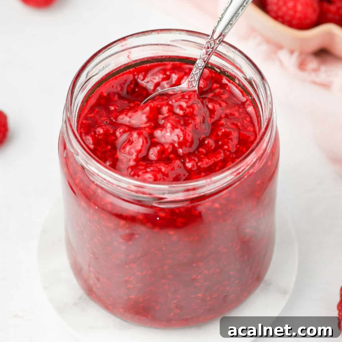 Easy 3 Ingredient Raspberry Compote 1 featured 15413