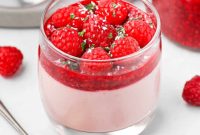 Effortless Raspberry Panna Cotta