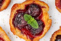 Flaky Cherry Pastry Delights