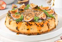 Tropical Passion Fruit Cheesecake