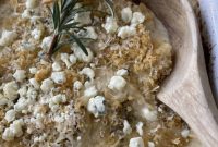 Blue Cheese & Rosemary Potato Gratin