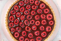 Decadent Chocolate Raspberry Tart