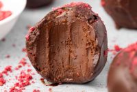 Decadent Dark Chocolate Raspberry Truffles