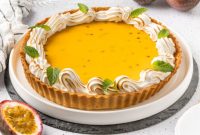 Tropical Passion Fruit Tart