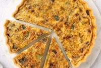 Savory Leek and Gruyère Quiche