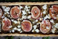 Caramelized Onion, Fig, and Feta Tart