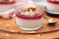 Silken Vegan Coconut Panna Cotta with Sweet Strawberries