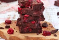 Decadent Chocolate Raspberry Brownies