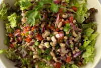 Vibrant Spicy Black-Eyed Pea Salad
