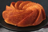 Zesty Lemon Yogurt Cake with Lemon Caramel Drizzle