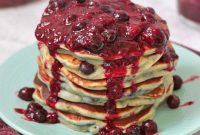 Berry Cloud Flapjacks
