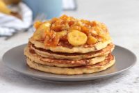 Simple 3 Ingredient Sugar Free Banana Pancakes