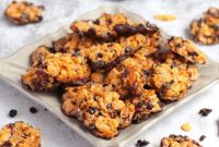 Dark Chocolate Florentine Cookies