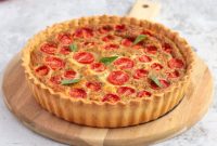 Sun-Kissed Tomato & Cheesy Quiche