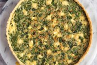 Creamy Spinach Feta Quiche