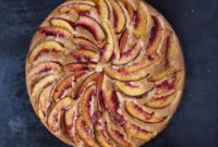 Sun-Kissed Peach Almond Olive Oil Cake