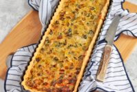 Caramelized Onion, Leek, and Gruyere Tart