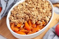 Golden Apricot Oat Crumble