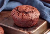 Fudgy Double Chocolate Muffins