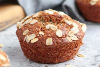 Guilt-Free Oatmeal Banana Muffins