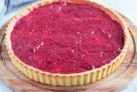 Classic Rhubarb Custard Tart