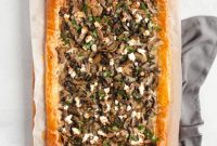 Savory Puff Pastry Mushroom Tart