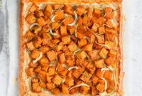 Savory Pumpkin Ricotta Onion Tart