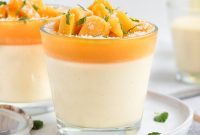 Tropical Mango Panna Cotta