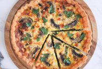 Savory Leek and Mushroom Tart