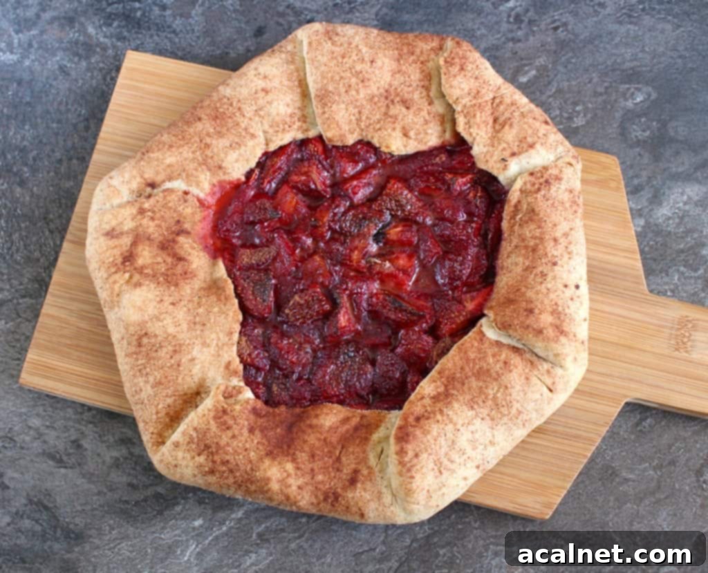 Rustic Strawberry Cinnamon Galette 1 featured 948