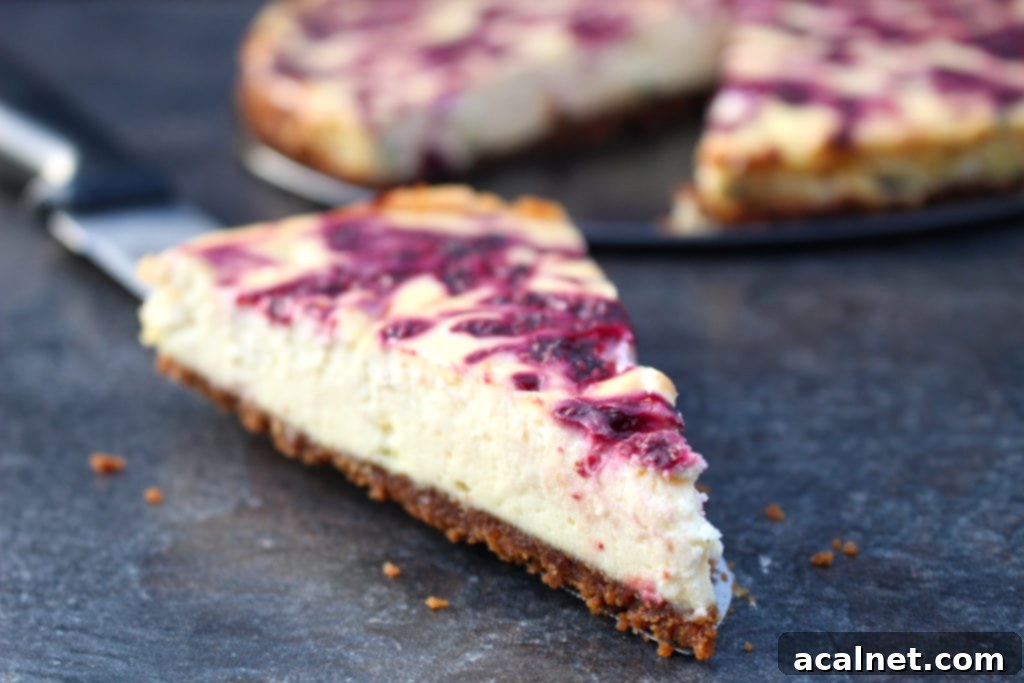 Exotic Passionfruit Raspberry Cheesecake 2 Slice of Raspberry Passion Fruit Cheesecake with Speculoos Crust