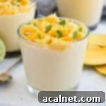 Close up on the mousse in a glass.