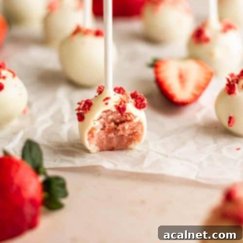 Decadent White Chocolate Strawberry Truffles, perfect for gifting or special occasions.