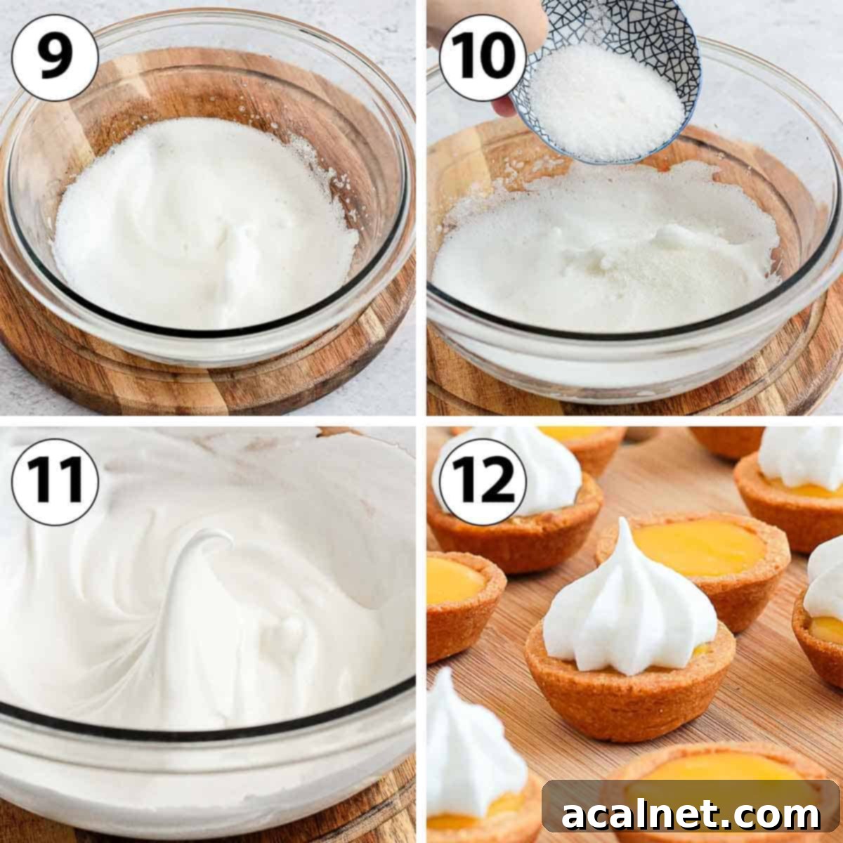 Process Shot Collage: making the french merignue.