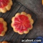 Blood Orange Semolina Cakes